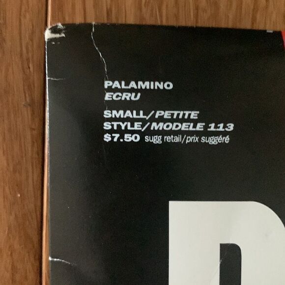 NWT DKNY Vintage Silky Sheer Control Top Pantyhose in Palomino Ecru, S - Picture 2 of 5